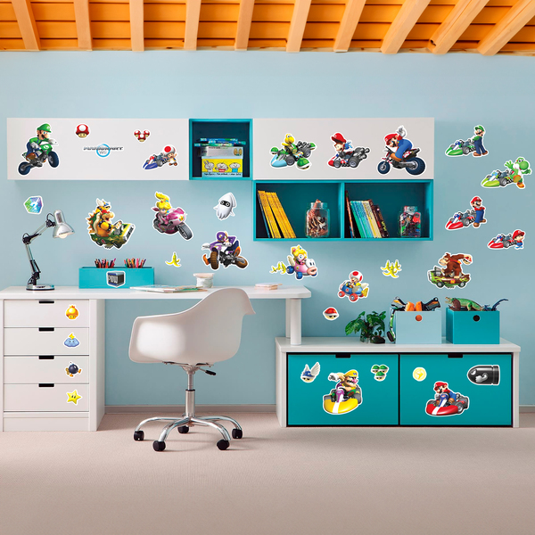 Vinilos Infantiles: Set Mario Kart Wii