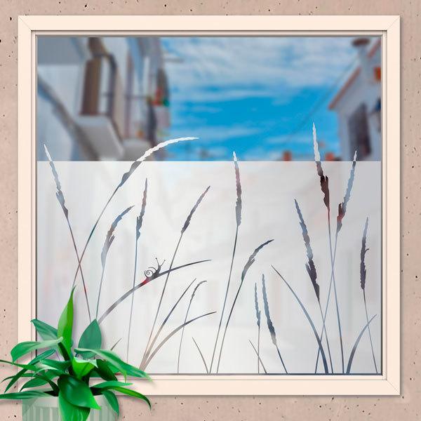 Vinilos Decorativos: Espigas de Trigo para ventana