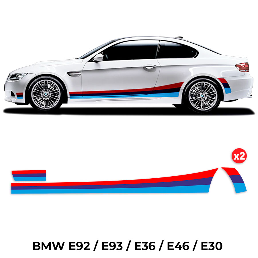 Pegatinas: Bandas Laterales BMW Motorsport 