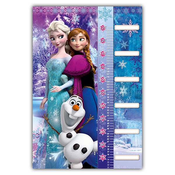 Vinilos Infantiles: Medidor Frozen