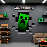 Vinilos Decorativos: Minecraft 3D 1 14