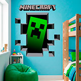 Vinilos Decorativos: Minecraft 3D 1 19