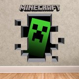 Vinilos Decorativos: Minecraft 3D 1 6