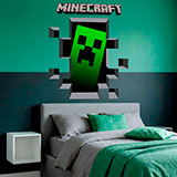 Vinilos Decorativos: Minecraft 3D 1 11