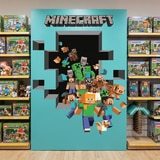 Vinilos Decorativos: Minecraft 3D 2 16
