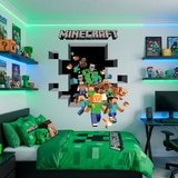 Vinilos Decorativos: Minecraft 3D 2 19