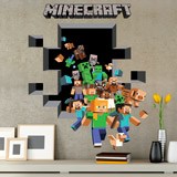 Vinilos Decorativos: Minecraft 3D 2 7