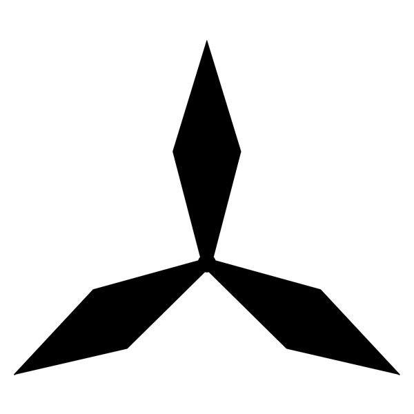 Pegatinas: Mitsubishi logo 3
