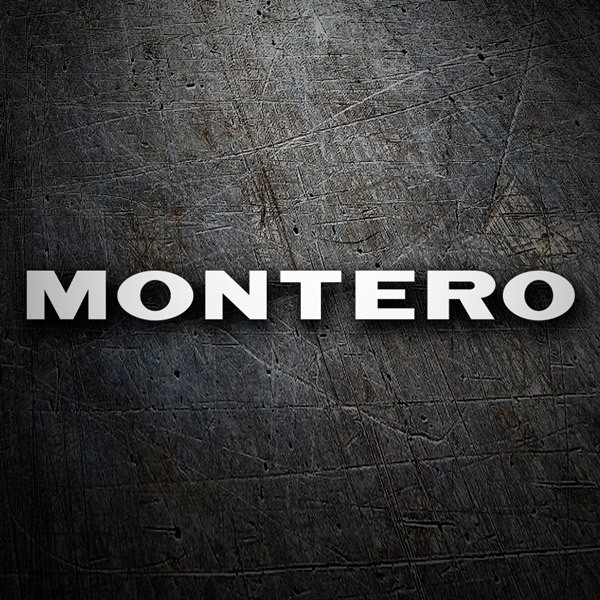 Pegatinas: Montero