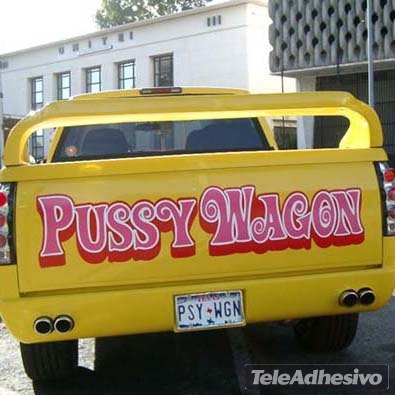 Pegatinas: Pussy Wagon