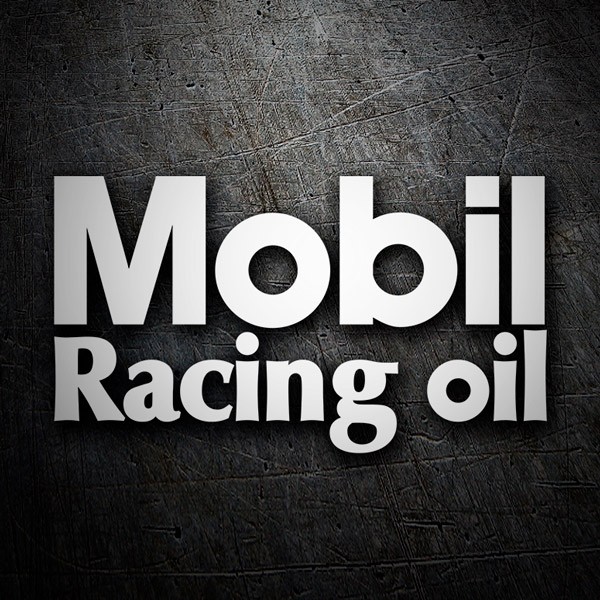 Pegatinas: Mobil Racing Oil 0
