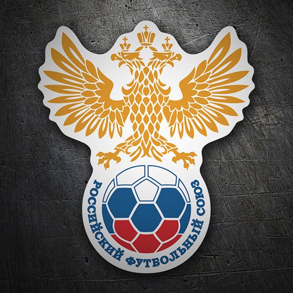Vinilos Decorativos: Rusia - Escudo de Fútbol