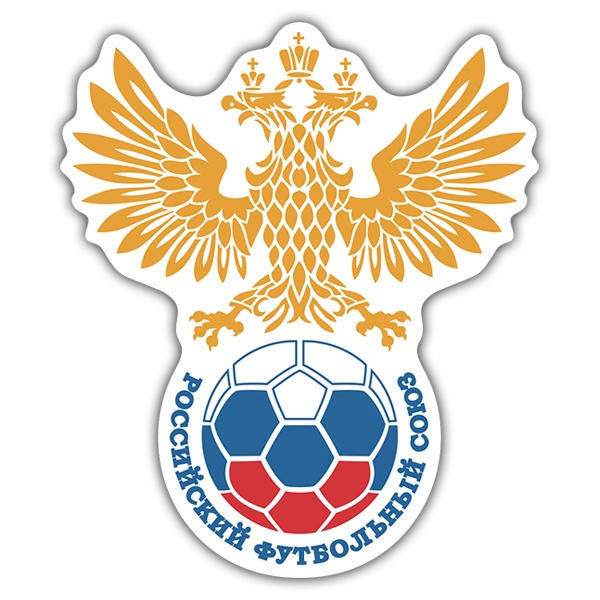 Vinilos Decorativos: Rusia - Escudo de Fútbol