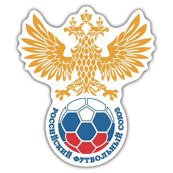 Vinilos Decorativos: Rusia - Escudo de Fútbol 0