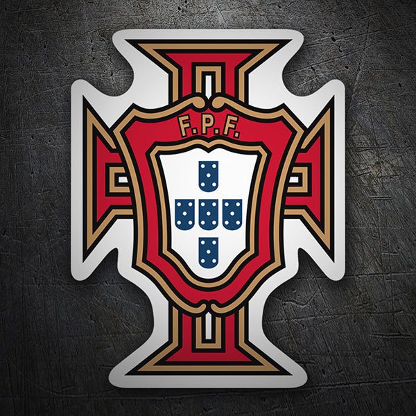 Pegatinas: Portugal - Escudo de Fútbol 1