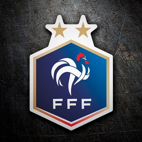 Pegatinas: Francia - Escudo de Fútbol