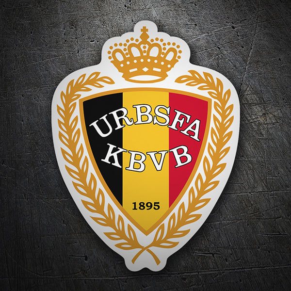 Pegatinas: Bélgica - Escudo de Fútbol
