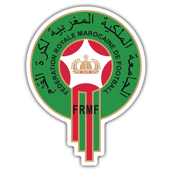 Pegatinas: Marruecos - Escudo de Fútbol