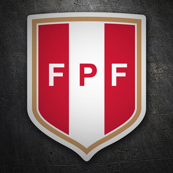 Pegatinas: Perú - Escudo de Fútbol 1