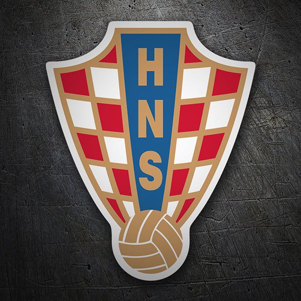 Pegatinas: Croacia - Escudo de Fútbol 1