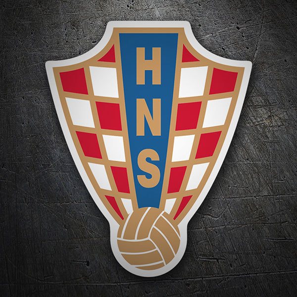 Pegatinas: Croacia - Escudo de Fútbol