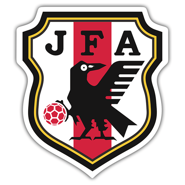 Pegatinas: Japón - Escudo de Fútbol