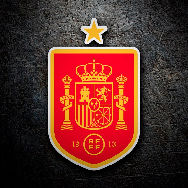 Pegatinas: España - Escudo de Fútbol 1