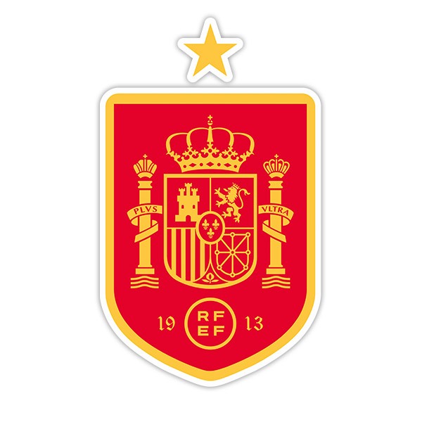 Pegatinas: España - Escudo de Fútbol