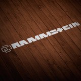 Pegatinas: Logo Rammstein con Cruz Abstracta 2
