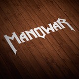 Pegatinas: Logo Manowar con Tipograf&iacute;a Angular 2