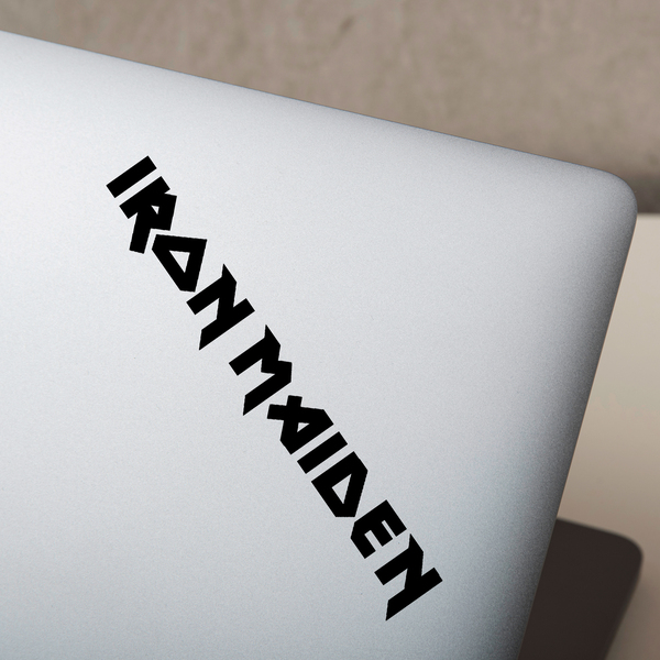 Pegatinas: Logo Iron Maiden en Letras May&uacute;sculas