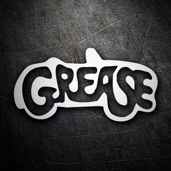 Pegatinas: GREASE en Estilo Vintage