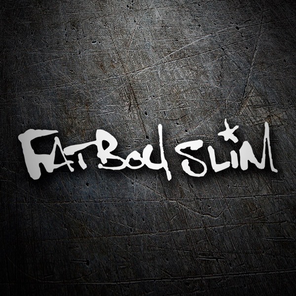 Pegatinas: Fatboy Slim con Estrella
