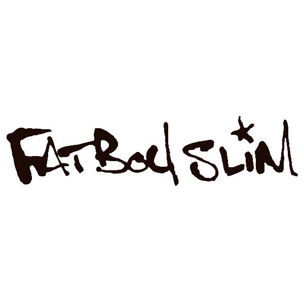 Pegatinas: Fatboy Slim con Estrella