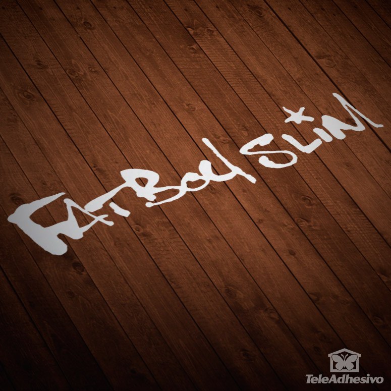 Pegatinas: Fatboy Slim con Estrella
