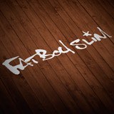 Pegatinas: Fatboy Slim con Estrella 2