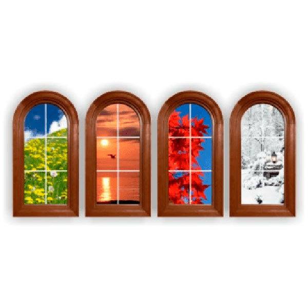 Vinilo decorativo Ventanas