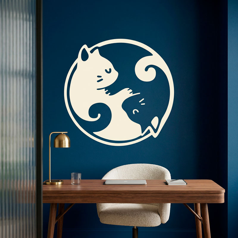 Ying Yang de gatos 12