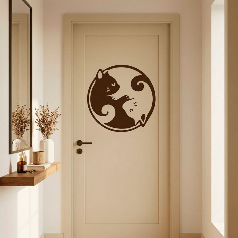 Ying Yang de gatos 13