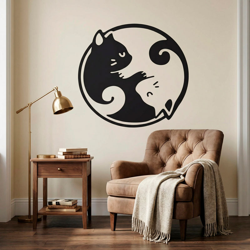 Ying Yang de gatos 3