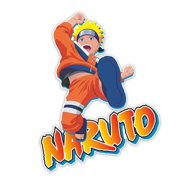 Vinilos Infantiles: Naruto Salto