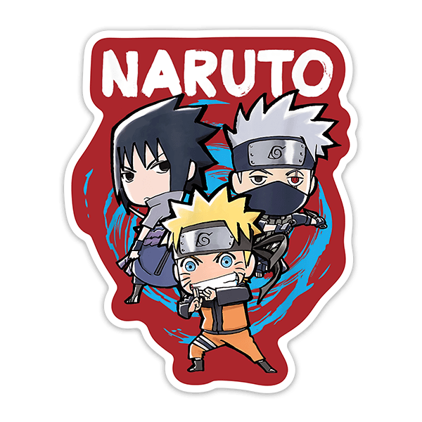 Pegatinas: Naruto Caricaturas