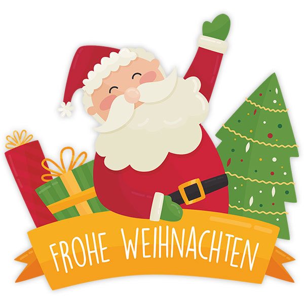Vinilos Decorativos: Feliz Navidad, en alemán