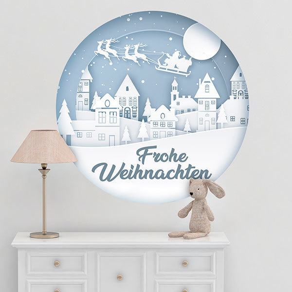Vinilos Decorativos: Blanca Navidad, en alemán