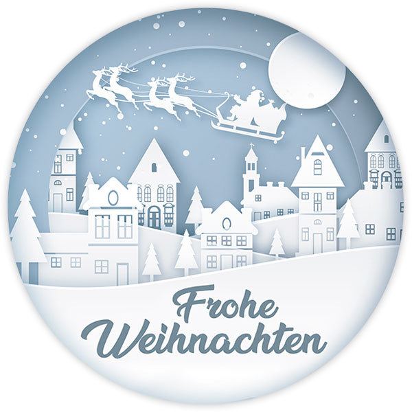 Vinilos Decorativos: Blanca Navidad, en alemán