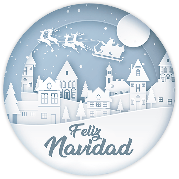 Vinilos Decorativos: Blanca Navidad, en español