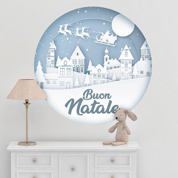 Vinilos Decorativos: Blanca Navidad, en italiano