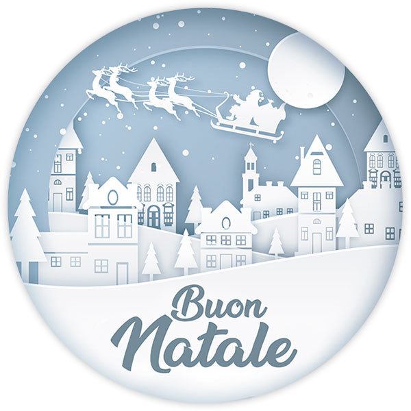 Vinilos Decorativos: Blanca Navidad, en italiano