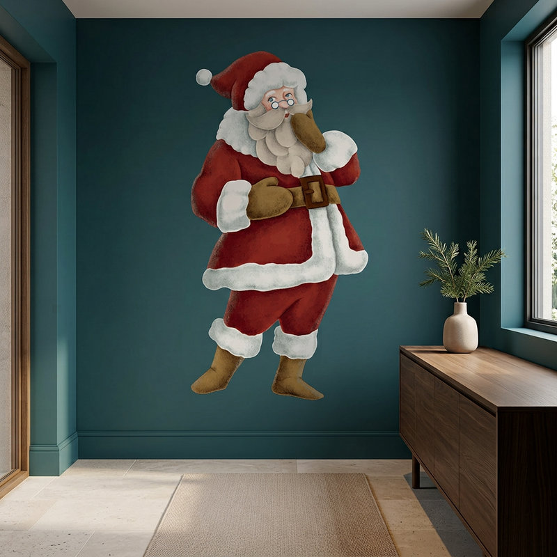 Vinilos Decorativos: Pap&aacute; Noel cantando