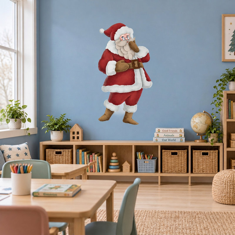 Vinilos Decorativos: Pap&aacute; Noel cantando